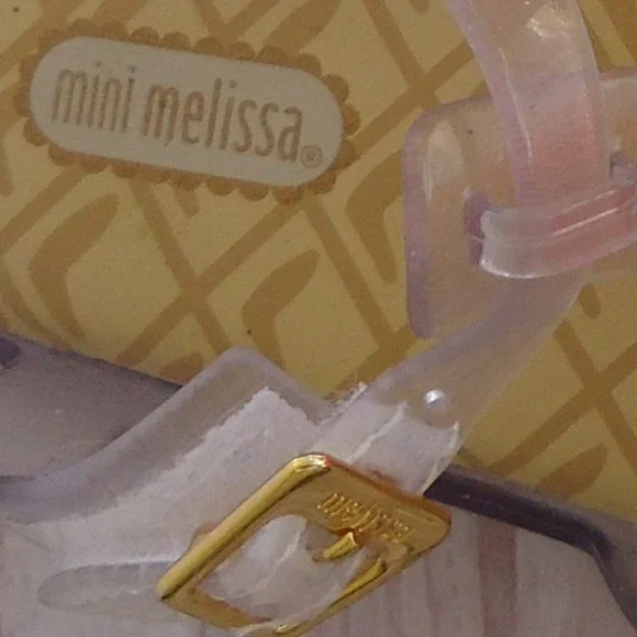 SIZE 3. Mini Melissa girl's jelly sandals. - Picture 4 of 16